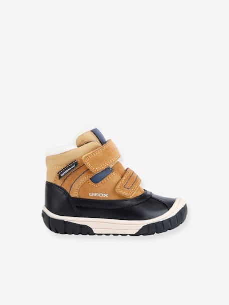 Baskets fourrées MID bébé garçon Omar Boy WPF GEOX® jaune+marine 