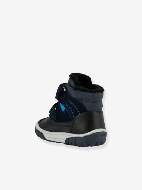 Baskets fourrées MID bébé garçon Omar Boy WPF GEOX® jaune+marine 