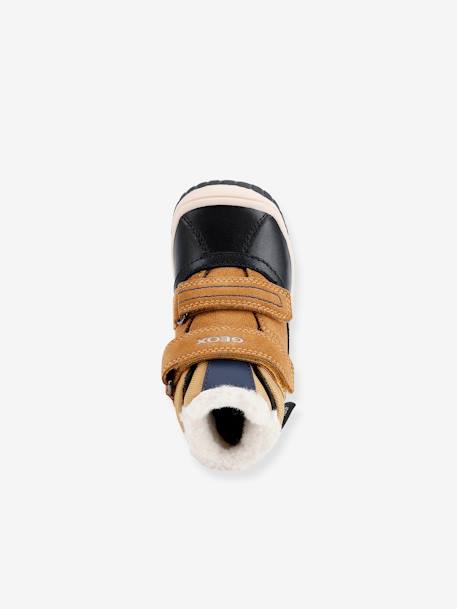 Baskets fourrées MID bébé garçon Omar Boy WPF GEOX® jaune+marine 