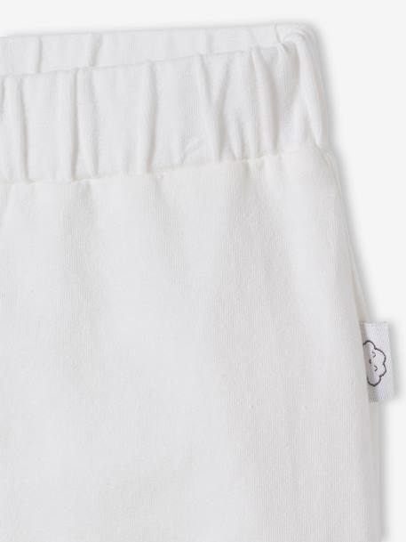 Pantalon naissance en maille souple beige+Blanc imprimer fleuris+encre+ivoire+rose poudre 