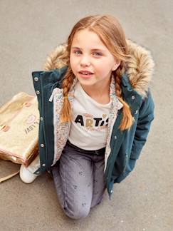 Parka 3 in 1-Mädchen 3-in-1-Winterjacke mit Recycling-Polyester