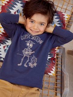 Nouvelle Collection-Garçon-Tee-shirt "Gipsy skeleton" garçon manches longues