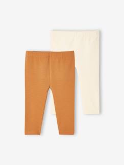 Bébé-Legging-Lot de 2 leggings longs bébé fille