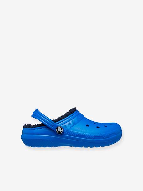 Sabots fourrés enfant Classic Lined Clog K CROCS (TM) bleu+rose 