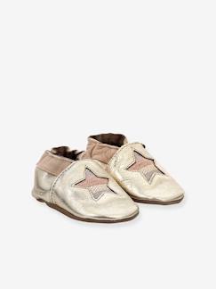Chaussures-Chaussons cuir souple bébé Star Stripe ROBEEZ©