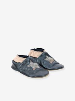 Chaussures-Chaussons cuir souple bébé Star Stripe ROBEEZ©