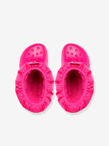 Baby Stiefel CLASSIC NEO PUFF BOOT T CROCS nachtblau+rosa 