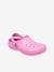 Sabots fourrés enfant Classic Lined Clog K CROCS (TM) bleu+rose 