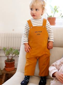 Baby-Latzhose, Overall-Baby-Set: Shirt & Latzhose, personalisierbar