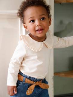 Bébé-T-shirt bébé manches longues col claudine
