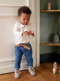 Bébé-Pantalon, jean-Jean avec ceinture en tissu bébé