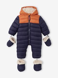 Baby-Baby Winter-Overall, Colorblock