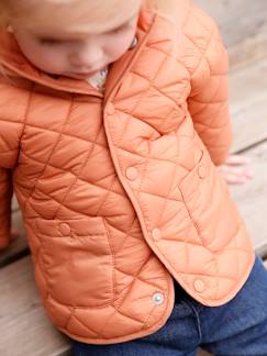 Baby-Mantel, Overall, Ausfahrsack-Mantel-Baby Steppjacke mit Kapuze & Recyclingmaterial