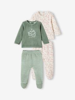Baby-Strampler, Pyjama, Overall-2er-Pack Jungen Baby Schlafanzüge, Oeko-Tex®