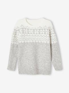 Garçon-Pull, gilet, sweat-Pull-Pull jacquard de Noël garçon