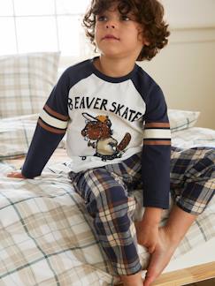 Garçon-Pyjama castor garçon avec bas en flanelle