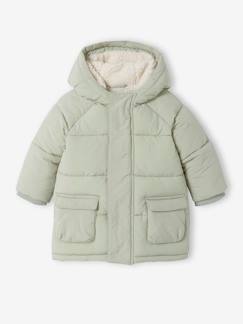 Baby-Mantel, Overall, Ausfahrsack-Mantel-Baby Steppjacke mit Kapuze & Recycling-Polyester