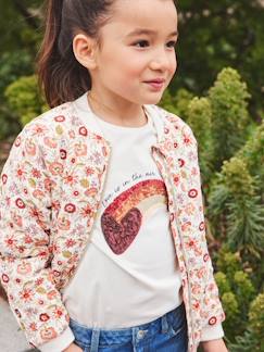 Mädchen-T-Shirt, Unterziehpulli-Mädchen Shirt mit Paillettenmotiv