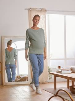 Vêtements de grossesse-Collection allaitement-Pull devant/dos grossesse et allaitement