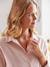 Chemise de nuit liquette homewear grossesse et allaitement ROSE CLAIR CARREAUX 