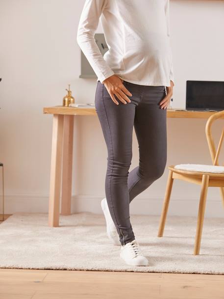 Umstands-Jeans, Slim-Fit, Schrittlänge 76 cm anthrazit 