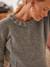 Pullover mit Rüschenkragen, Schwangerschaft & Stillzeit grau 