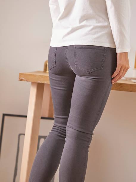 Umstands-Jeans, Slim-Fit, Schrittlänge 76 cm anthrazit 