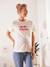 T-shirt à message grossesse et allaitement Blanc 