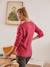 Pull col tunisien grossesse et allaitement fuchsia 