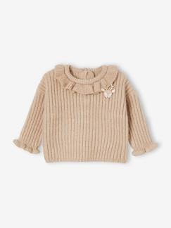 Bébé-Pull, gilet, sweat-Pull-Pull collerette bébé