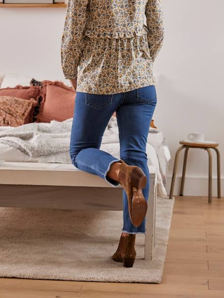 Gerade Umstands-Jeans, Schrittlänge 68 cm blau 