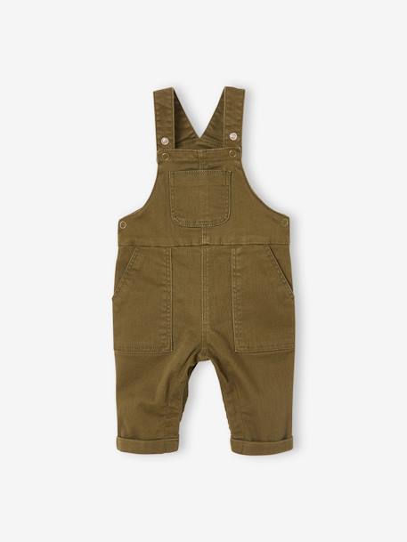 Baby-Set: Latzhose, Shirt & Halstuch khaki 