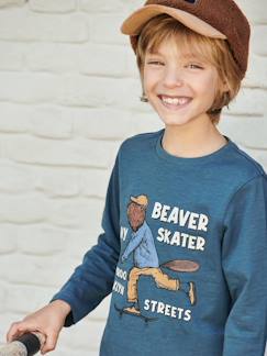 Junge-T-Shirt, Poloshirt, Unterziehpulli-Jungen Shirt mit Tiermotiv