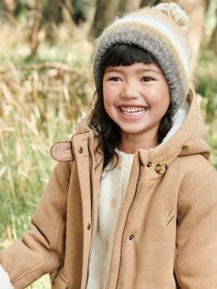 Mädchen-Mantel, Jacke-Mantel, Parka, Blouson-Mädchen Wintermantel mit Recycling-Polyester