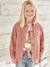Mädchen Hemdjacke aus Cord hellkhaki+rosa 