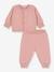 Baby-Set: Strickjacke & Hose PETIT BATEAU, Wolle/Baumwolle rosa 
