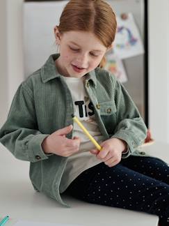 Mädchen-Hemd, Bluse, Tunika-Mädchen Hemdjacke aus Cord