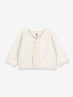 Bébé-Pull, gilet, sweat-Cardigan bébé en tubique matelassé - PETIT BATEAU