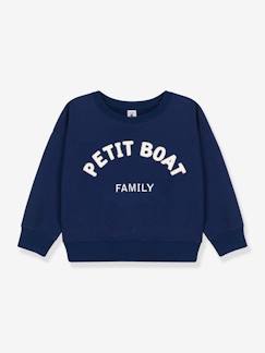 Junge-Pullover, Strickjacke, Sweatshirt-Kinder Sweatshirt PETIT BATEAU, Bio-Baumwolle