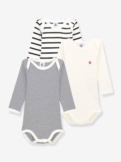 Bébé-Lot de 3 bodies manches longues