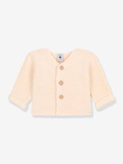 Baby-Pullover, Strickjacke, Sweatshirt-Strickjacke-Baby Strickjacke PETIT BATEAU, Bio-Baumwolle