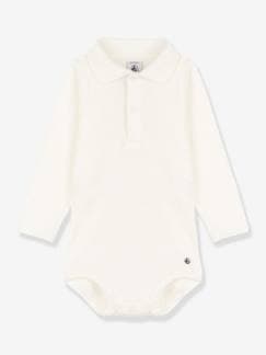 -Body manches longues col polo en coton bio PETIT BATEAU