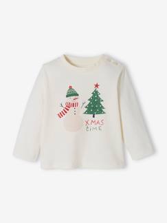Baby-T-Shirt, Unterziehpulli-Baby Weihnachts-Shirt „Christmas Time“