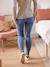 Nahtlose Umstands-Jeggings dark blue+grau+hellblau 