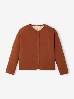 Mädchen-Pullover, Strickjacke, Sweatshirt-Sweatshirt-Wendbare Mädchen Sweatjacke, gesteppt