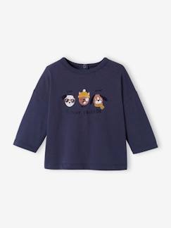 Baby-T-Shirt, Unterziehpulli-Baby Shirt mit Tieren