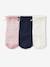 Lot de 3 paires de chaussettes en maille ajourée bébé fille écru 