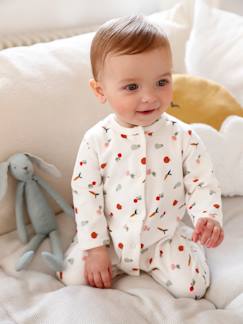 Bébé-Pyjama, surpyjama-Dors-bien bébé en interlock "légumes"