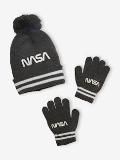 Junge-Accessoires-Jungen Set NASA: Mütze & Handschuhe