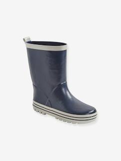 Schuhe-Jungenschuhe 23-38-Gummistiefel-Glänzende Gummistiefel für Jungen